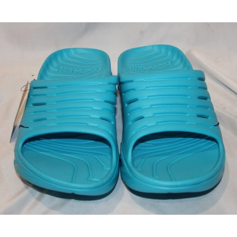 HOKA Men's U Ora Recovery Slide Sandal ROYAL‎ BLUE SZ 14